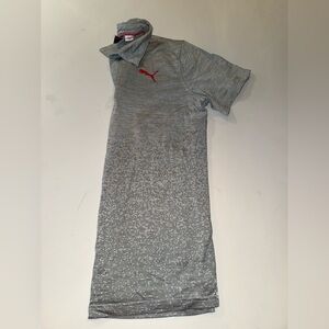 Puma Gray Shirt with Red Logo